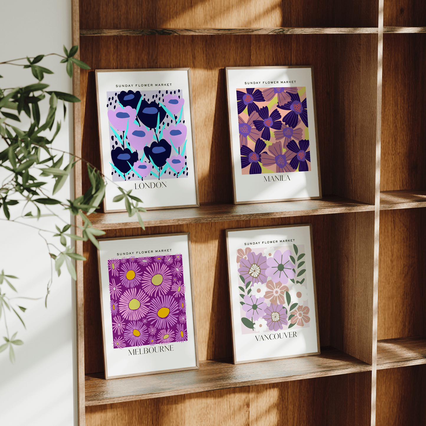 Customizable Flower Market Print 01 - THE WALL SNOB