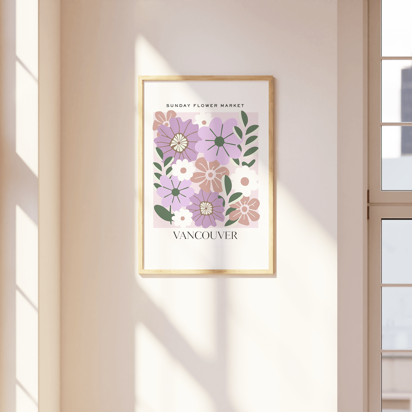 Customizable Flower Market Print 01 - THE WALL SNOB