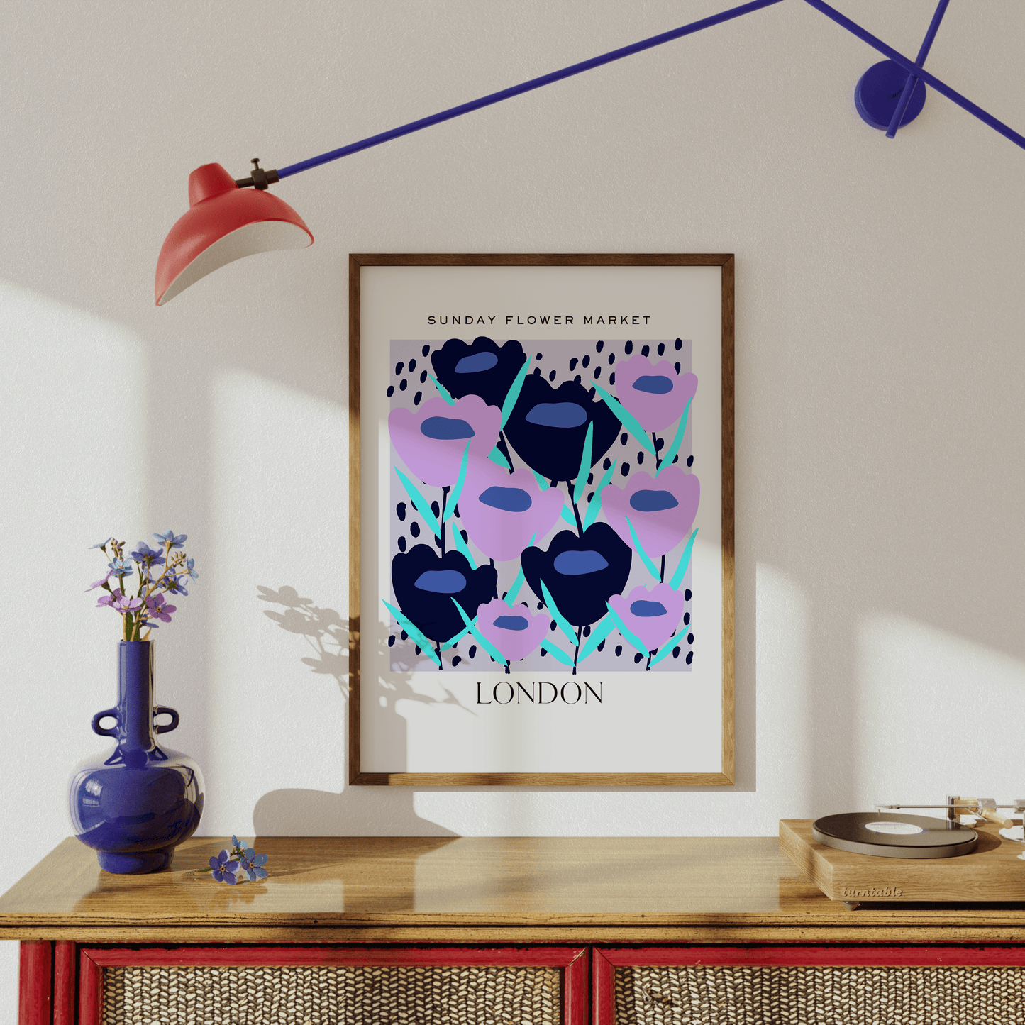 Customizable Flower Market Print 02 - THE WALL SNOB