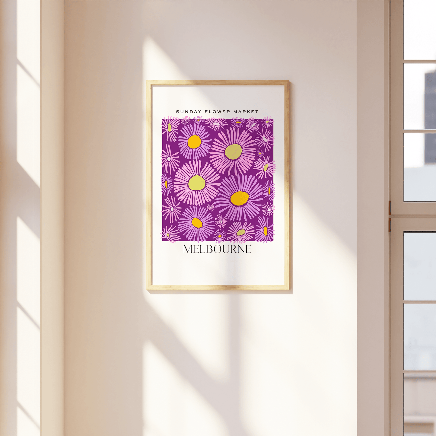 Customizable Flower Market Print 04 - THE WALL SNOB