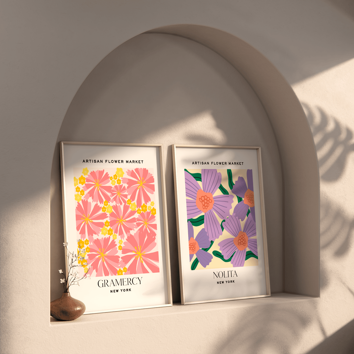 Gramercy New York Flower Market Print - THE WALL SNOB