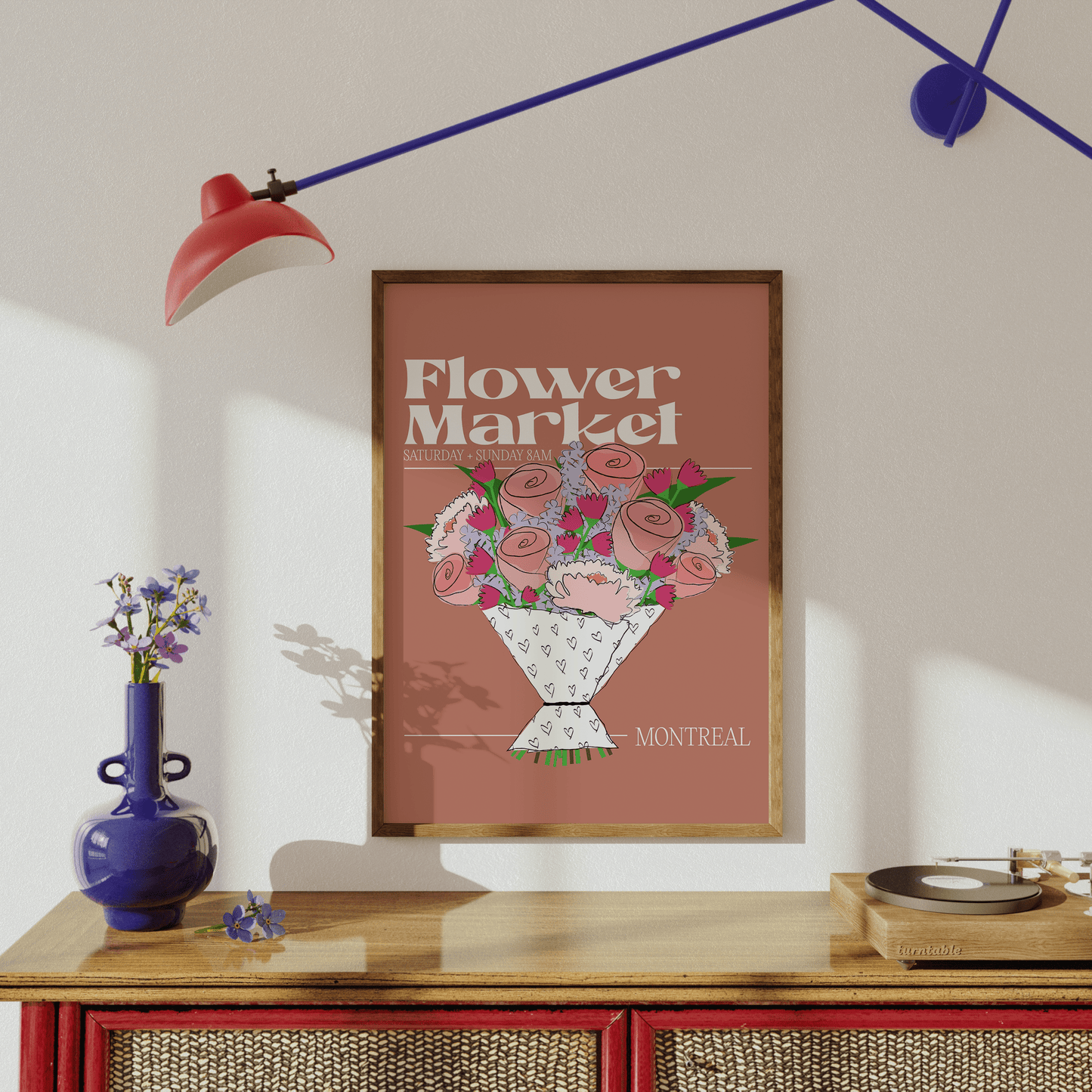 Montreal Flower Market Bouquet - THE WALL SNOB