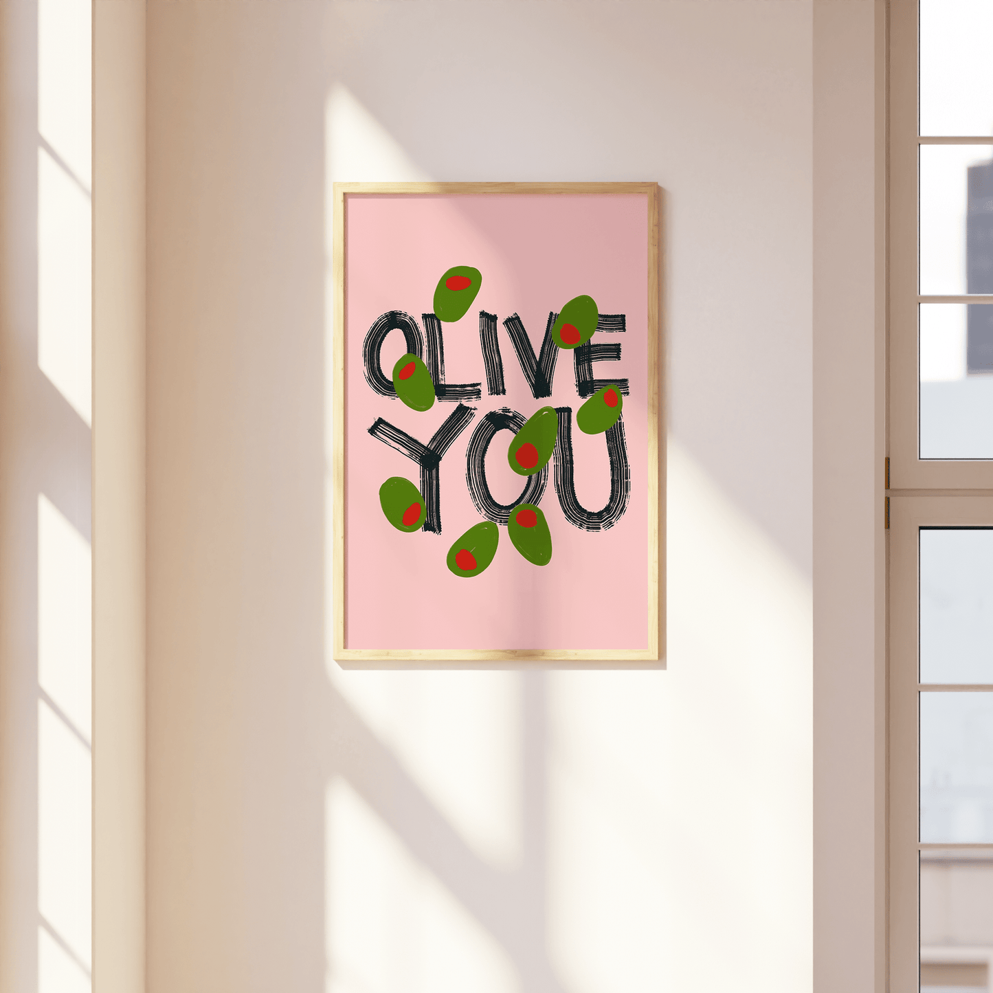 Olive You Print - THE WALL SNOB