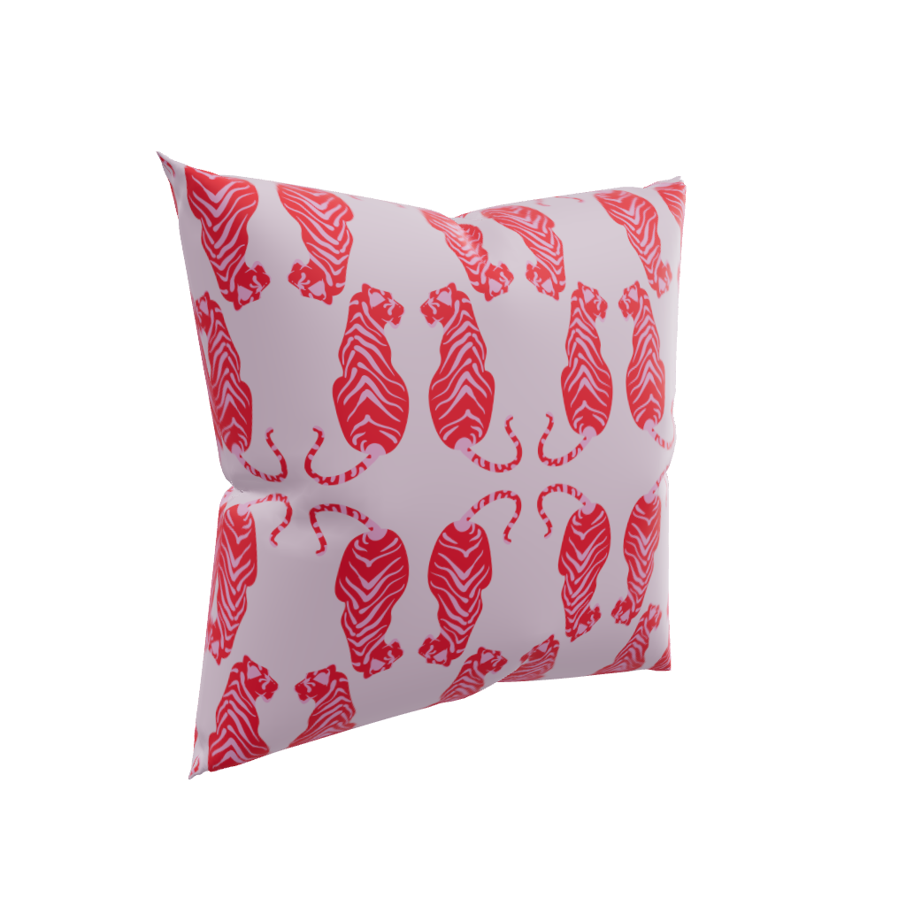 Rouge Tigress Accent Pillow Case
