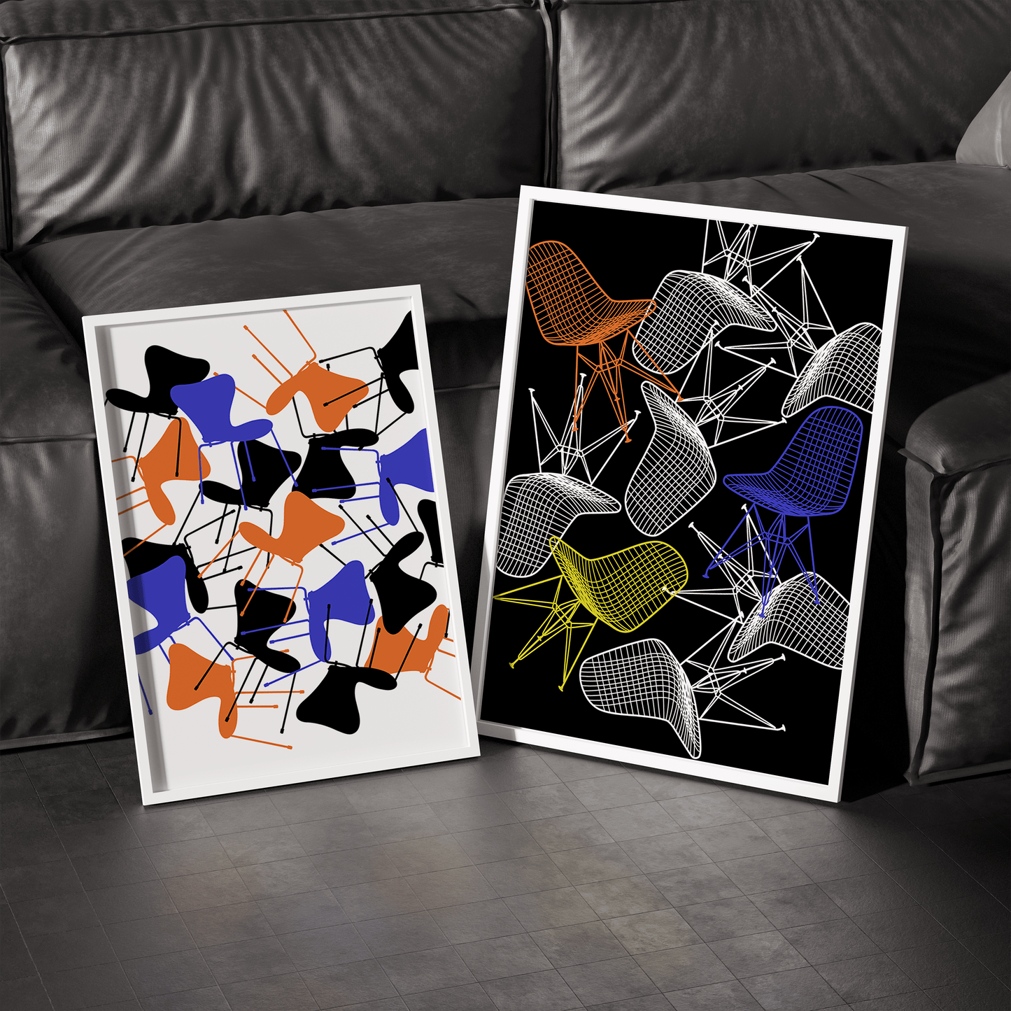 Seated & Wired Print - THE WALL SNOB
