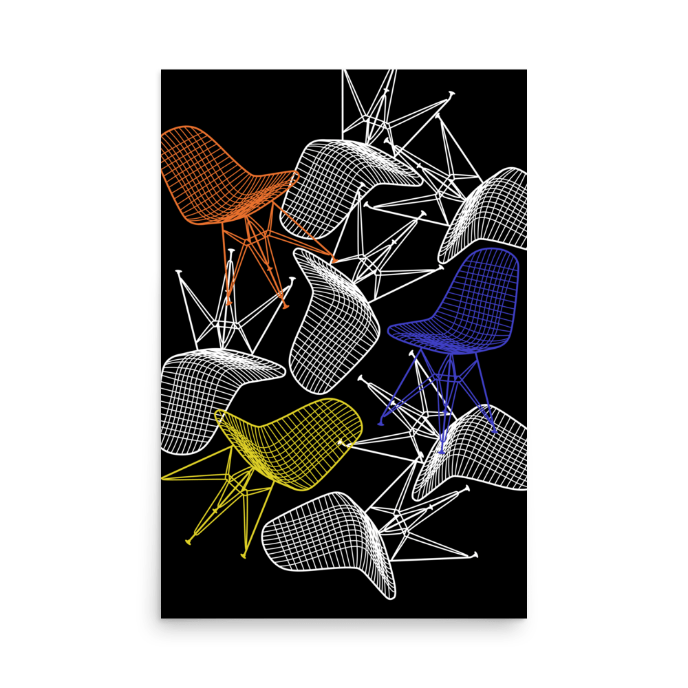 Seated & Wired Print - THE WALL SNOB