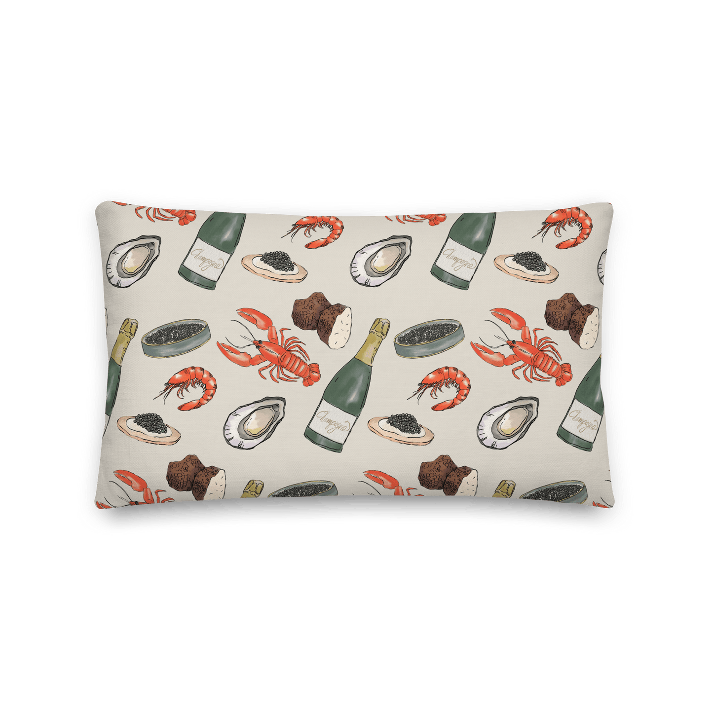 TWS x TNCB Sips + Bites Pattern Pillowcase - PREORDER - THE WALL SNOB