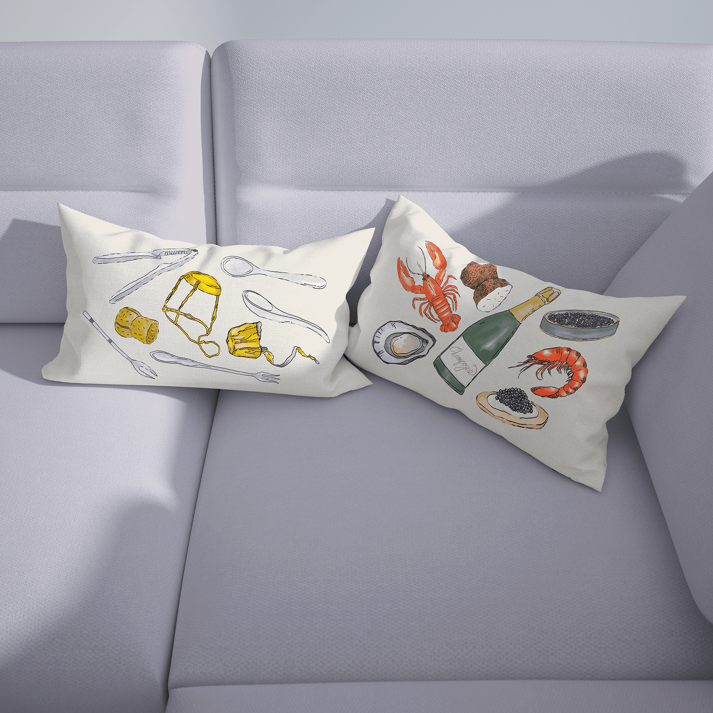 TWS x TNCB Sips + Bites Pillowcase - PREORDER - THE WALL SNOB