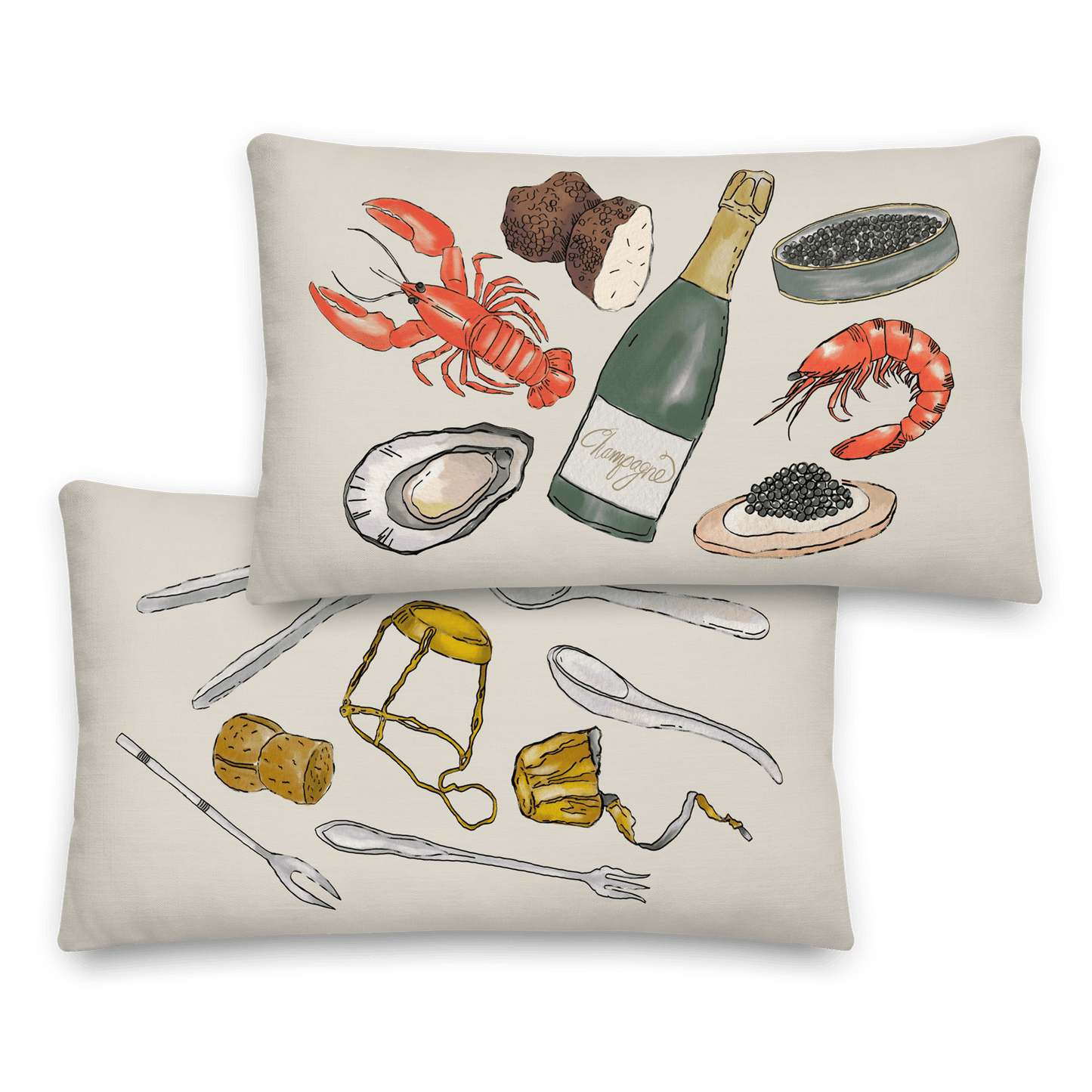 TWS x TNCB Sips + Bites Pillowcase - PREORDER - THE WALL SNOB