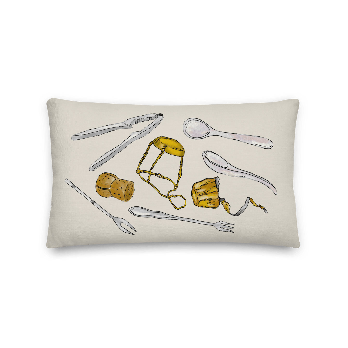 TWS x TNCB Sips + Bites Pillowcase - PREORDER - THE WALL SNOB