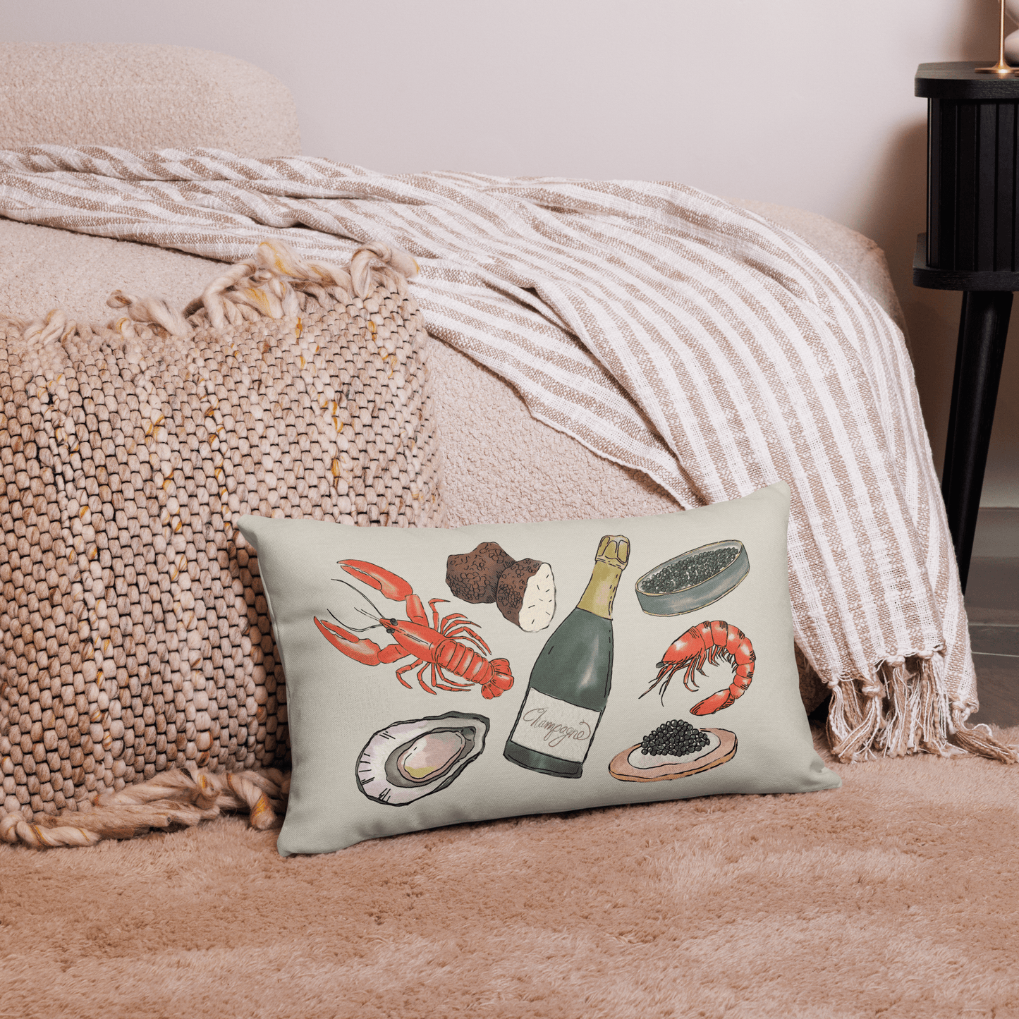 TWS x TNCB Sips + Bites Pillowcase - PREORDER - THE WALL SNOB