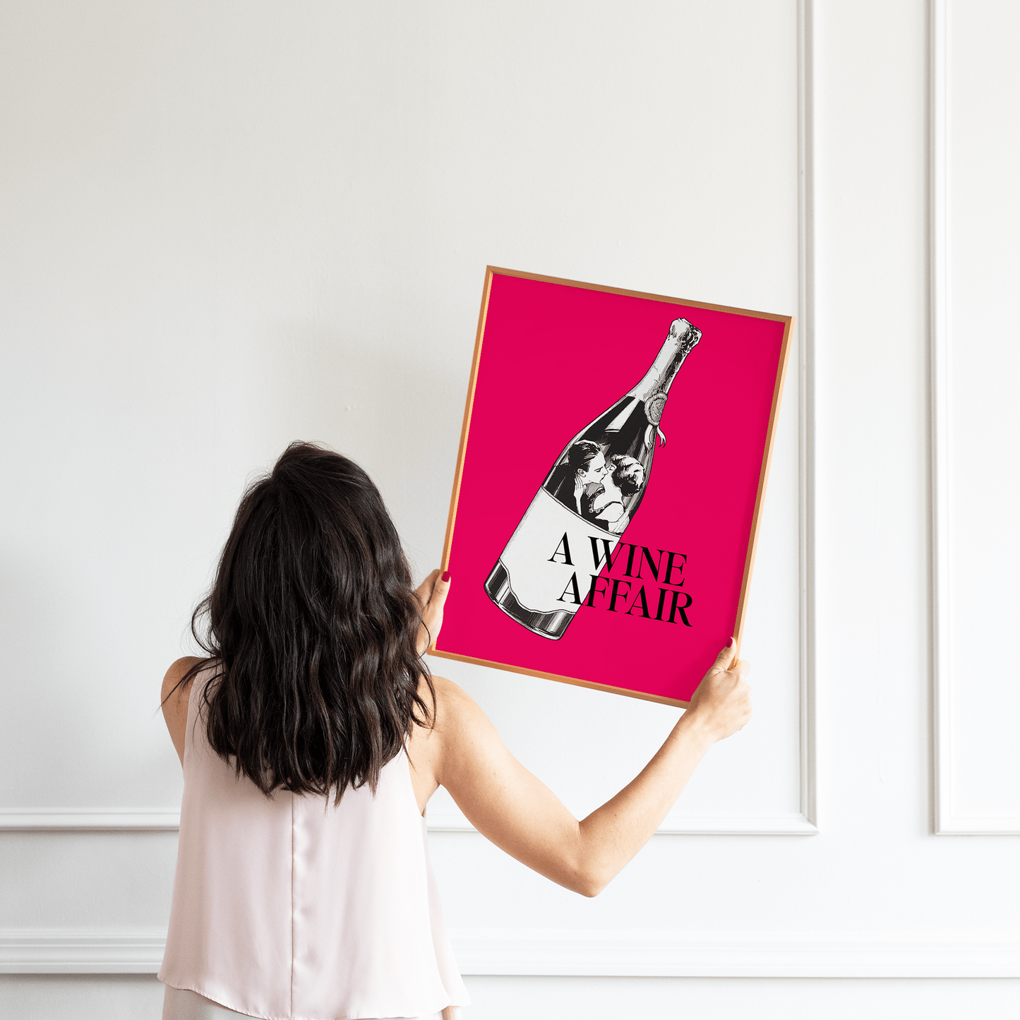A Wine Affair Print - THE WALL SNOB