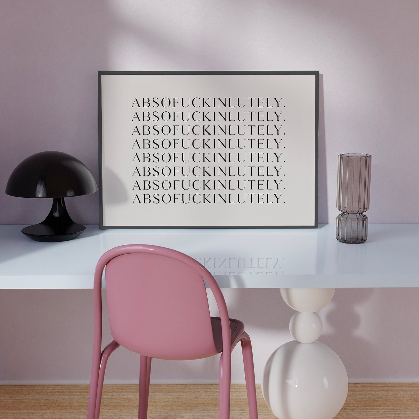 Absofuckinlutely, Poster - THE WALL SNOB