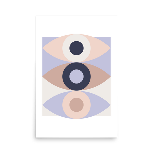Abstract Eye Trio 001 Print - THE WALL SNOB