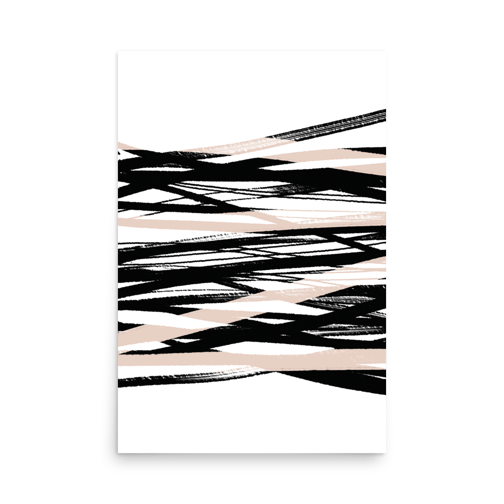 Abstract Flow Linea Print - THE WALL SNOB