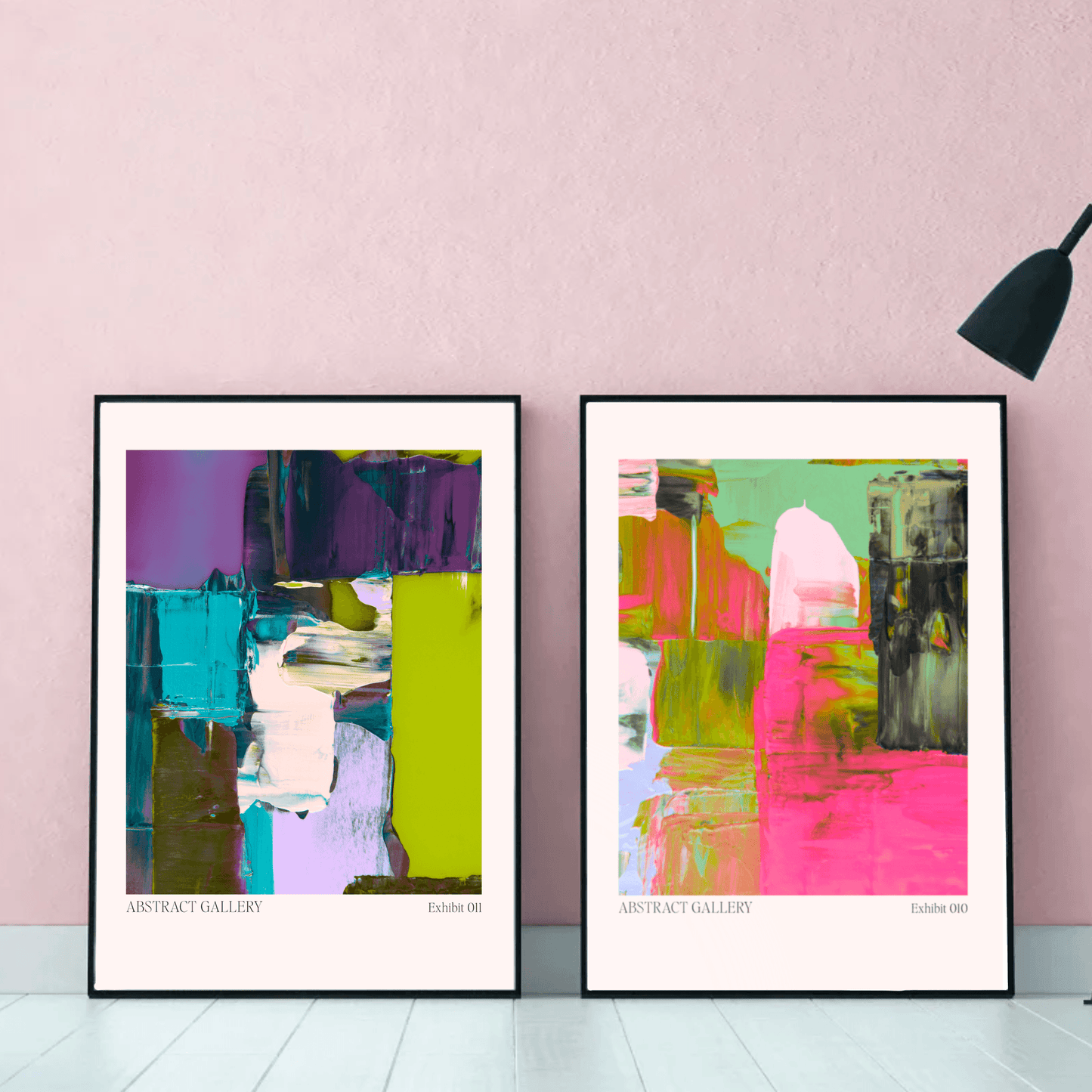Abstract Gallery 010, Poster - THE WALL SNOB
