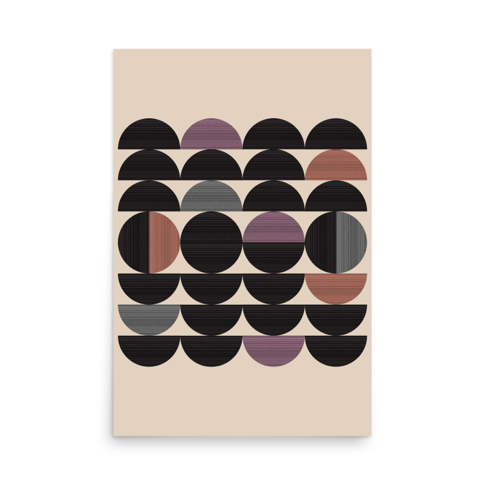 Against The Grid Print - THE WALL SNOB