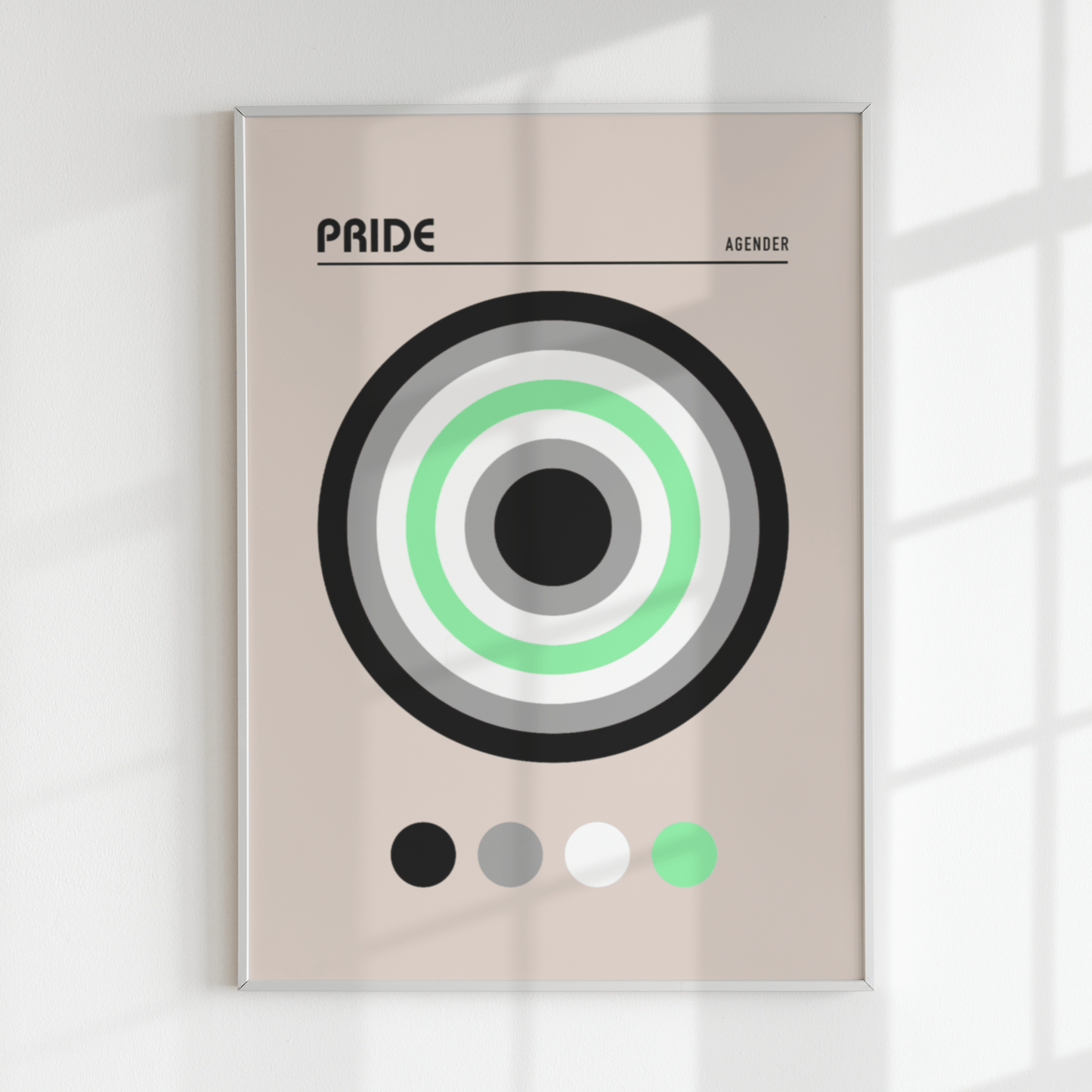 Agender Pride Duo - THE WALL SNOB