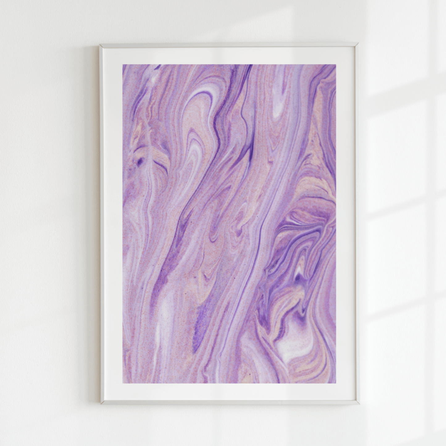 Amethyst Liquid Abstract, Poster - THE WALL SNOB