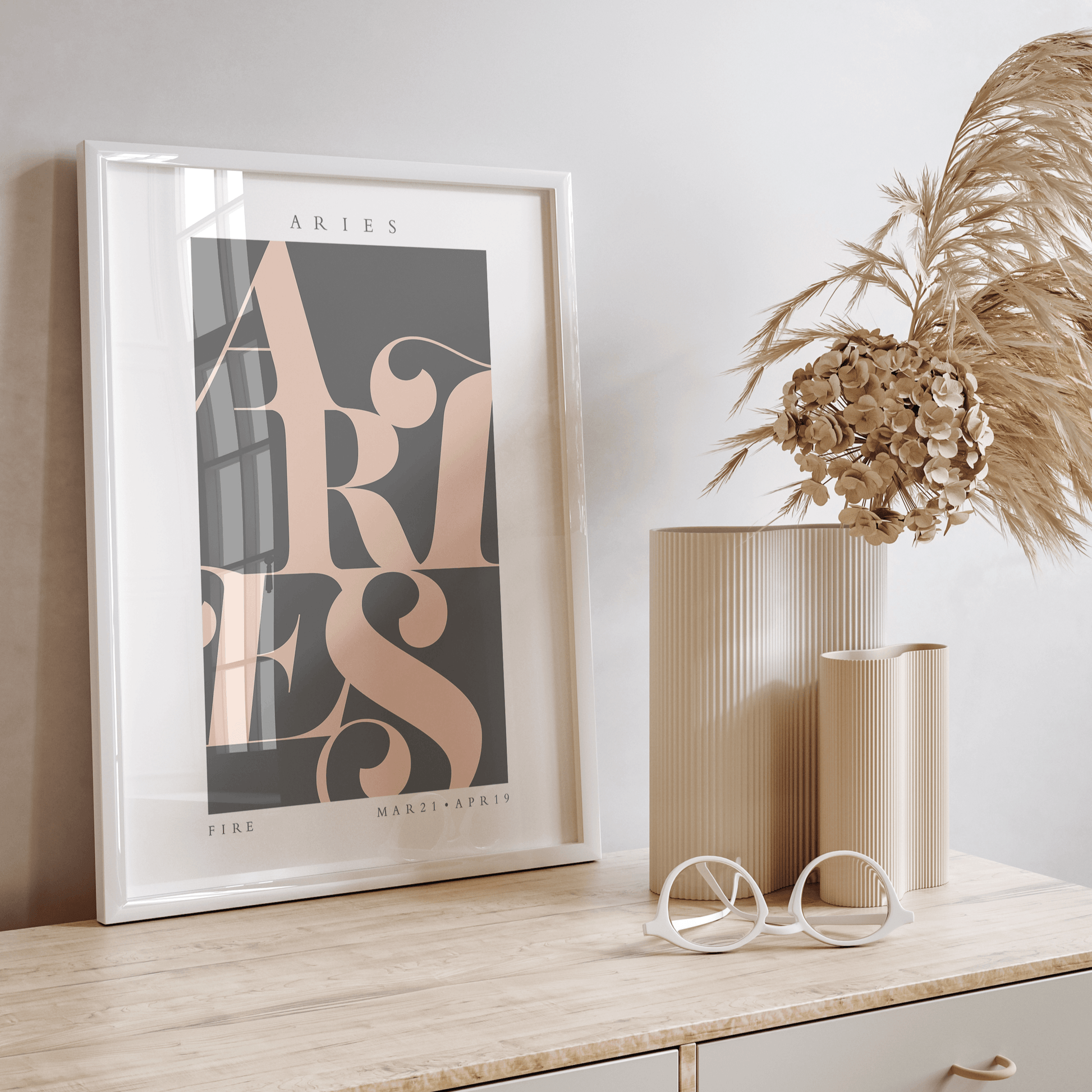 Aries Flourish, Poster - THE WALL SNOB