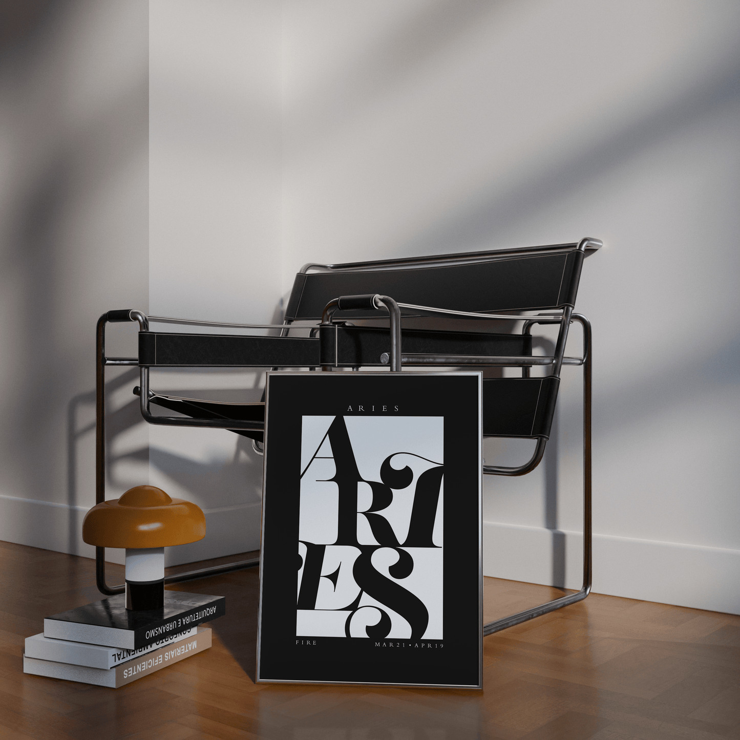 Aries Flourish Print - THE WALL SNOB