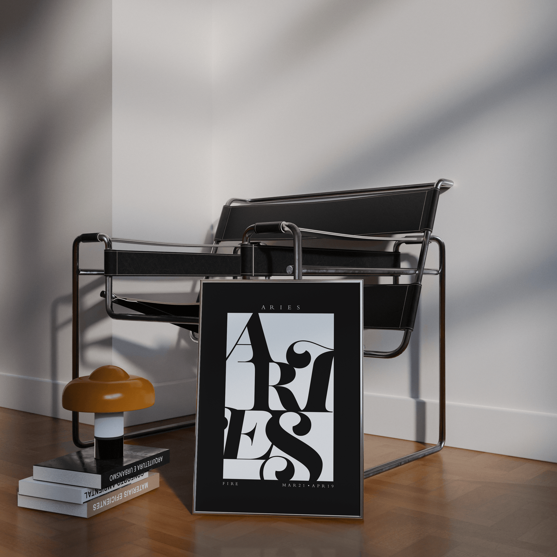 Aries Flourish Print - THE WALL SNOB