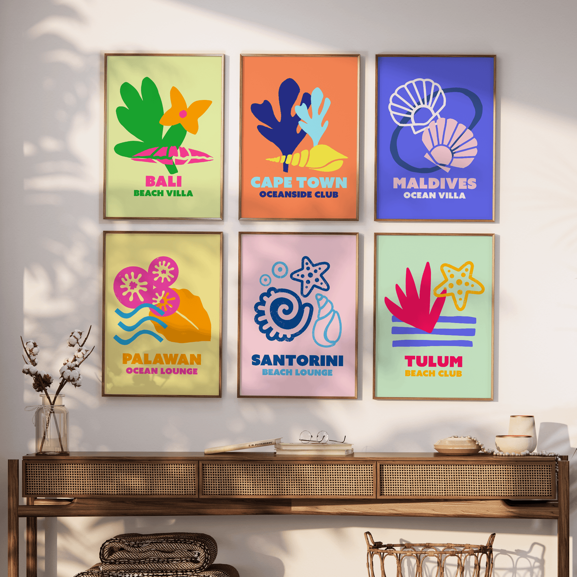 Bali Beach Villa Print - THE WALL SNOB