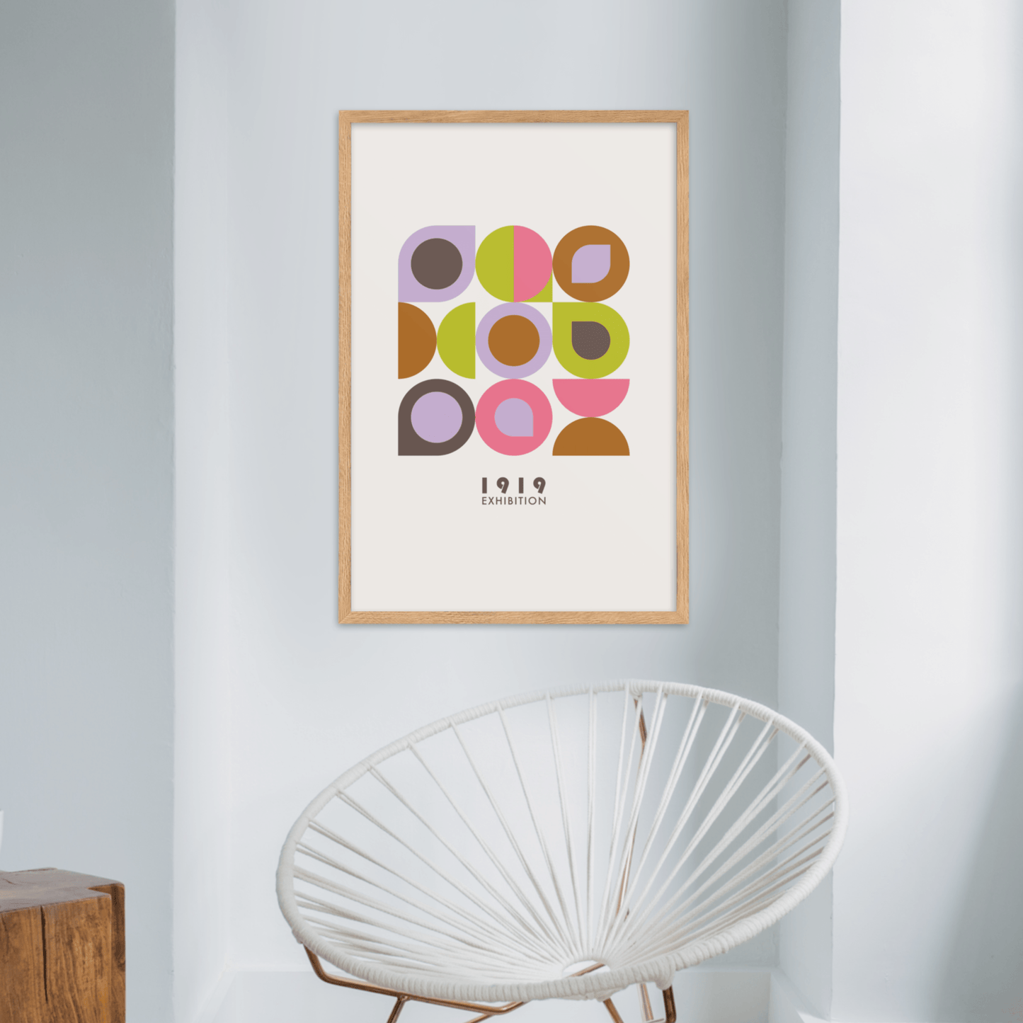 Bauhaus Shapes Exhibition, Poster - THE WALL SNOB