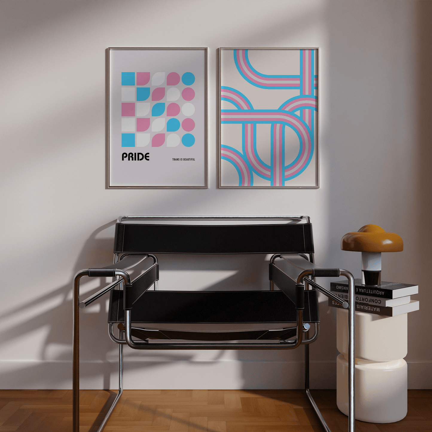 Bauhaus Trans Is Beautiful Print - THE WALL SNOB