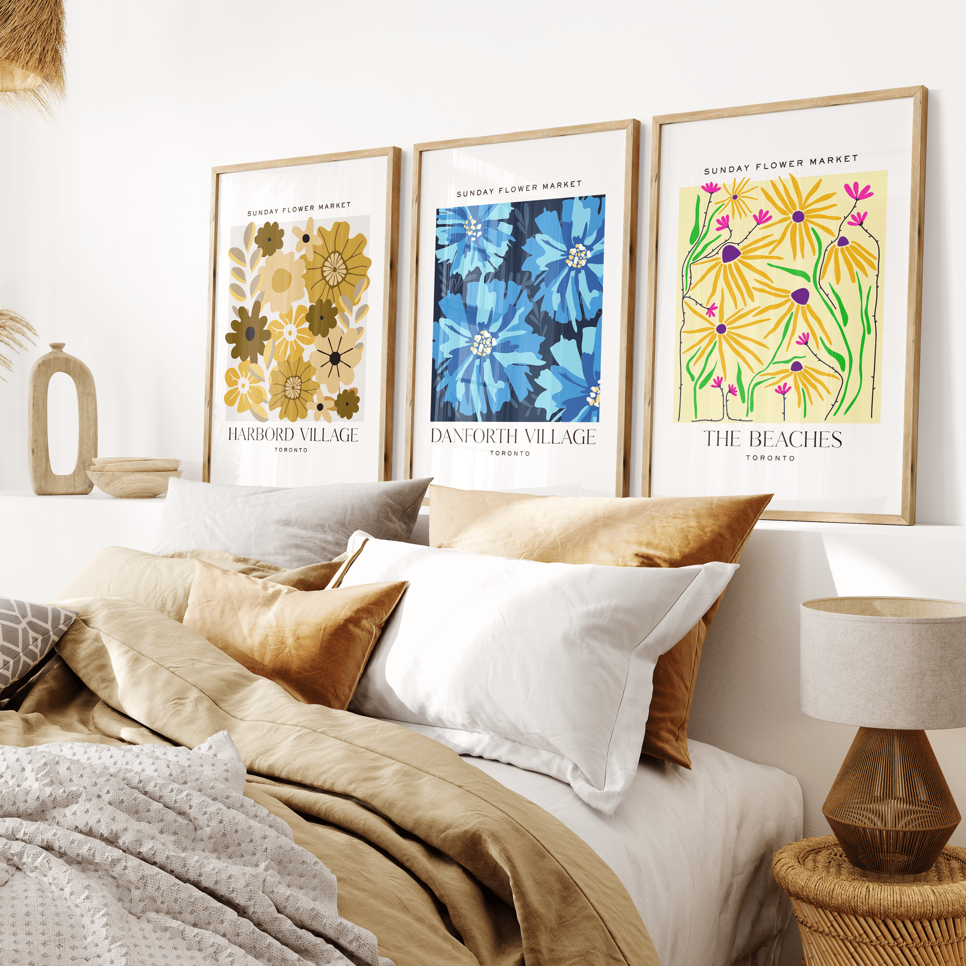 Beaches Toronto Flower Market Print - THE WALL SNOB