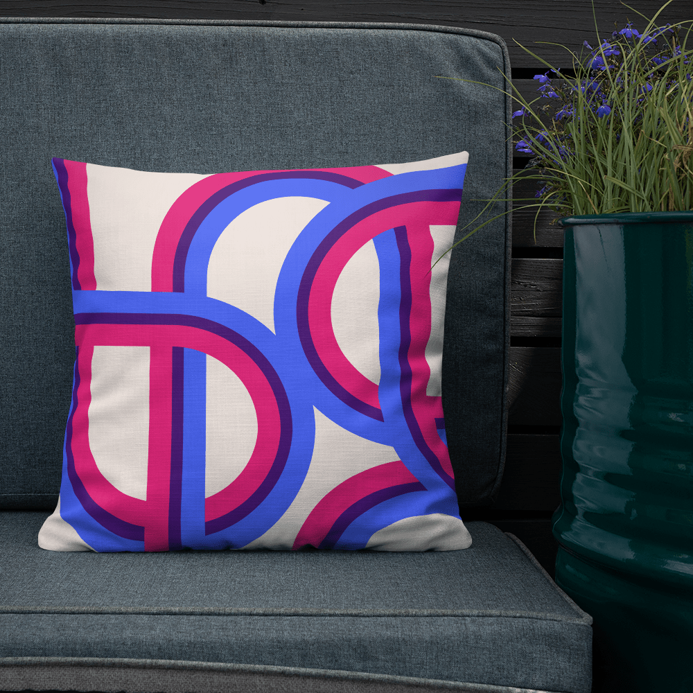 Bi Pride Stripes Pillowcase - THE WALL SNOB