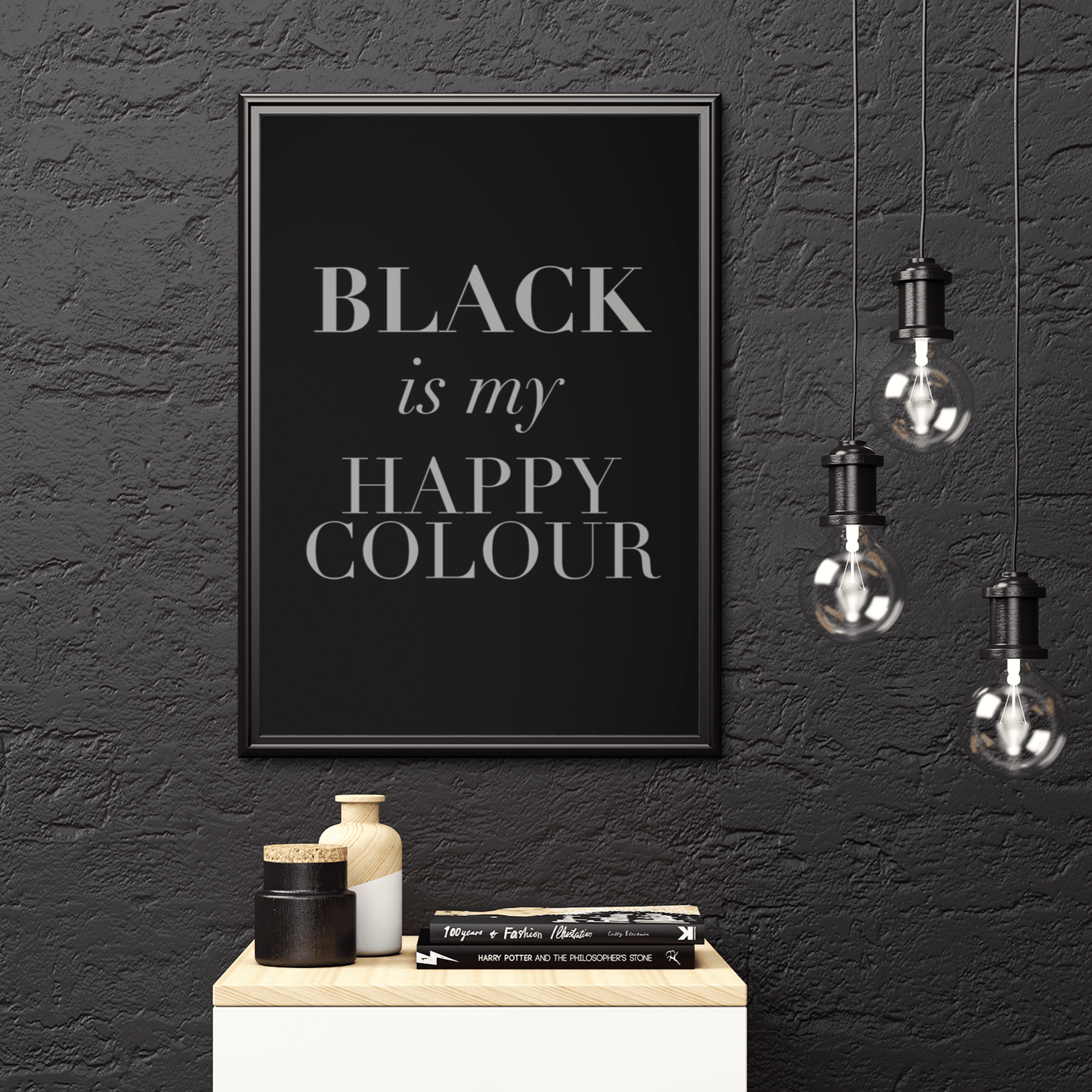 Black Is My Happy Colour, Poster - THE WALL SNOB