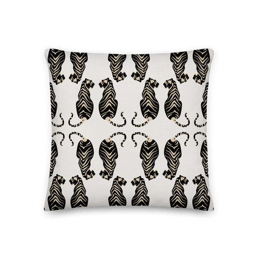 Black & Tan Tigress Pillowcase - THE WALL SNOB