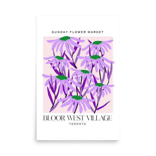 Bloor West Village Toronto Flower Market Print - THE WALL SNOB