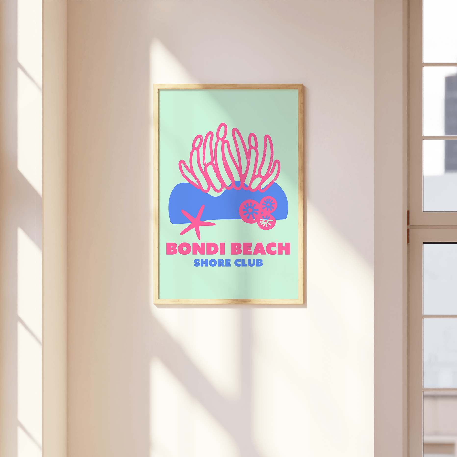 Bondi Beach Shore Club Print - THE WALL SNOB