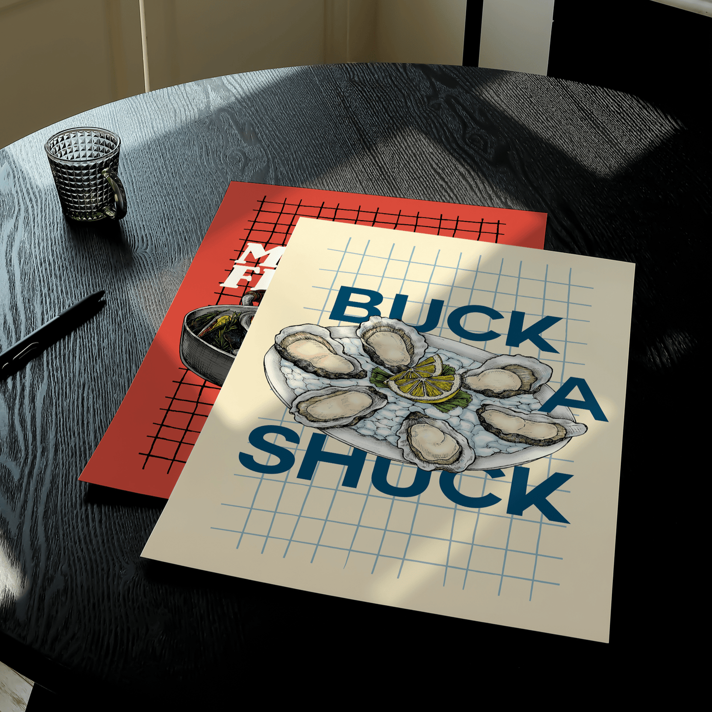 Buck A Shuck Print - THE WALL SNOB