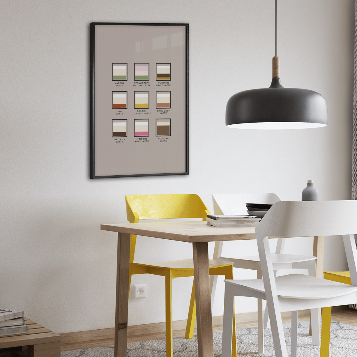 Café Latte, Poster - THE WALL SNOB