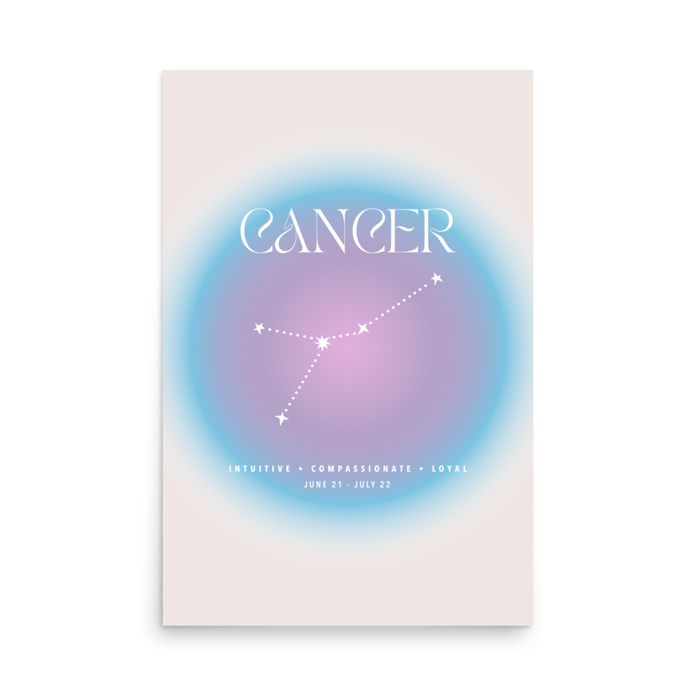 Cancer Aura Print - THE WALL SNOB