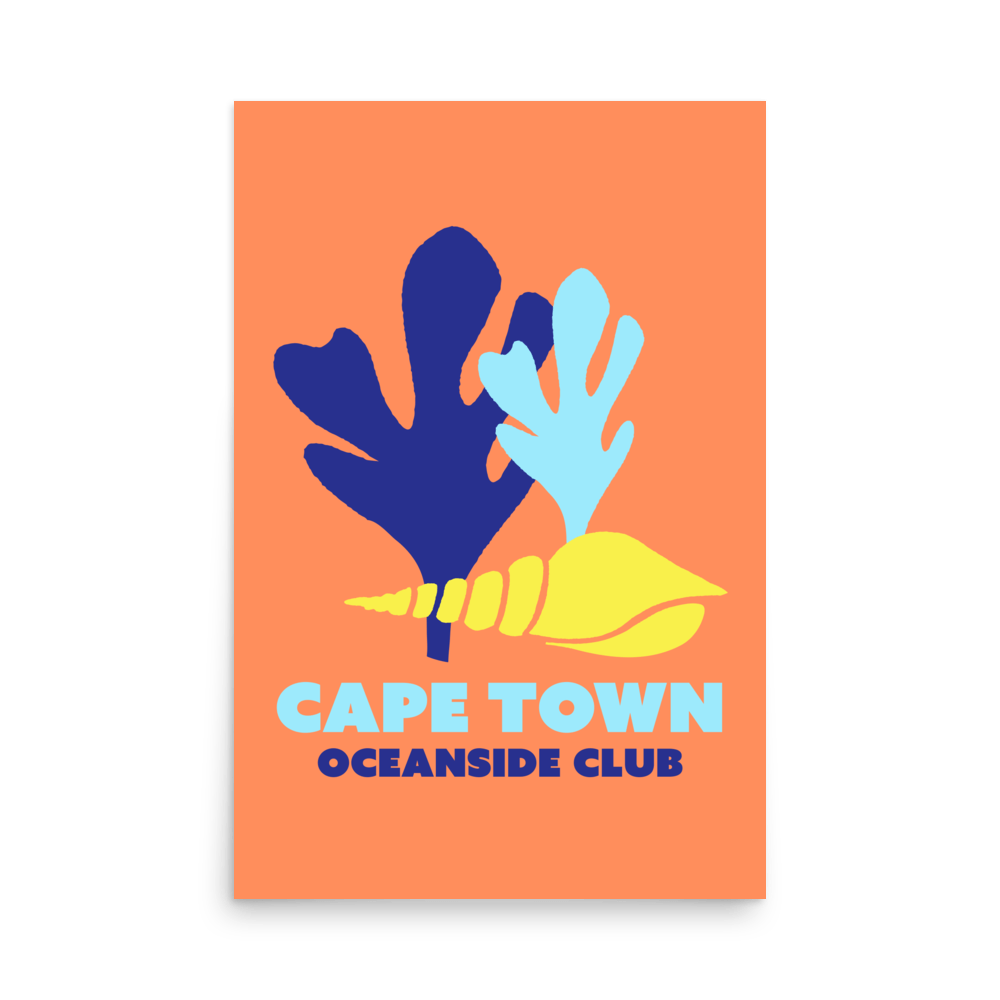 Cape Town Oceanside Club Print - THE WALL SNOB