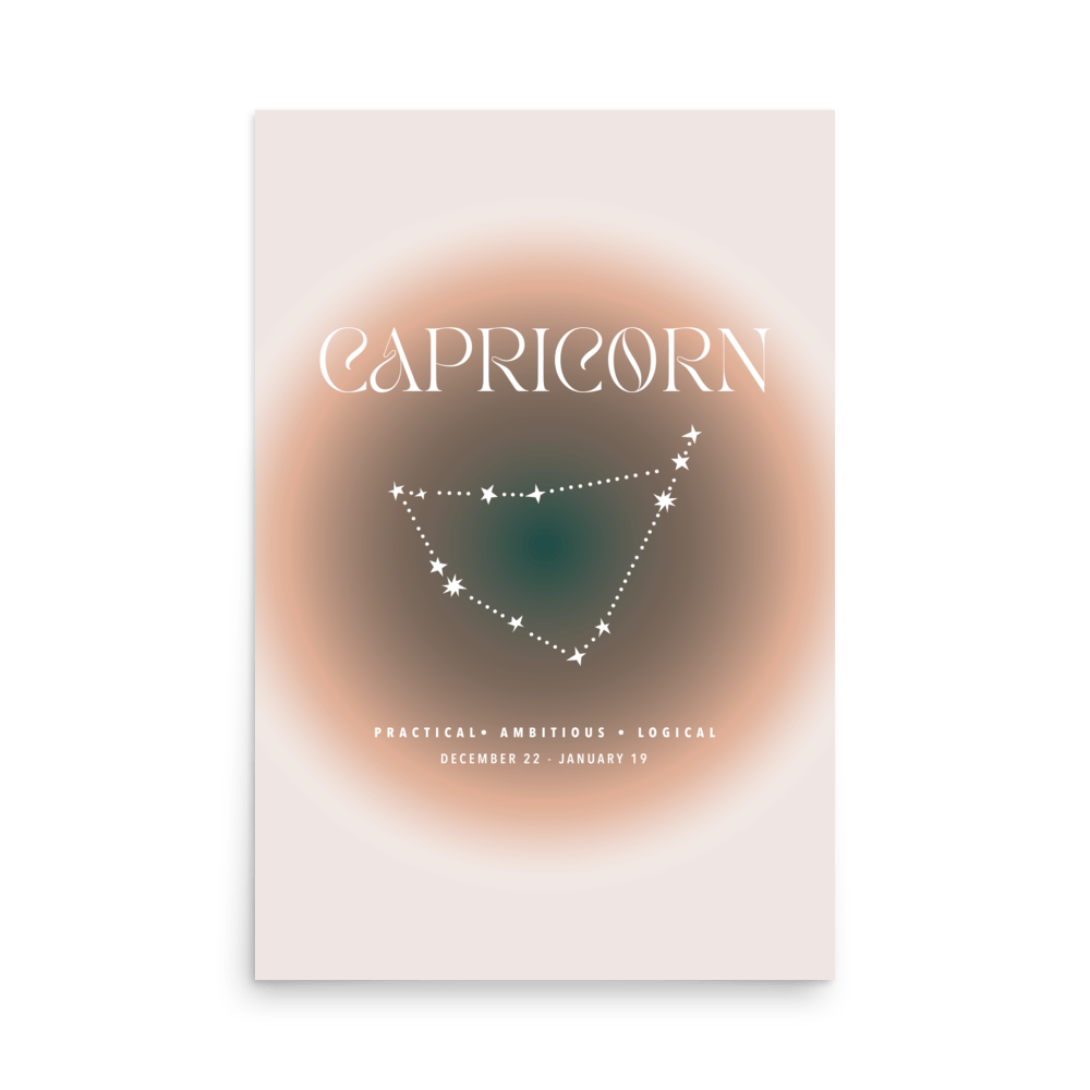 Capricorn Aura Print - THE WALL SNOB