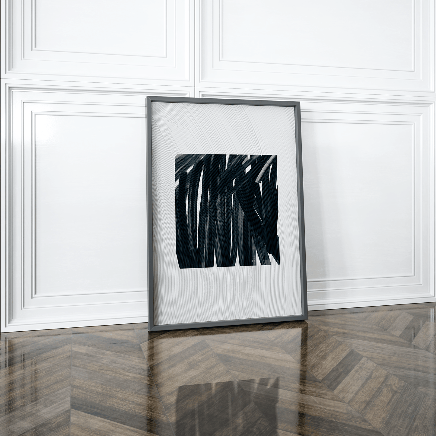 Carré Noir Print - THE WALL SNOB