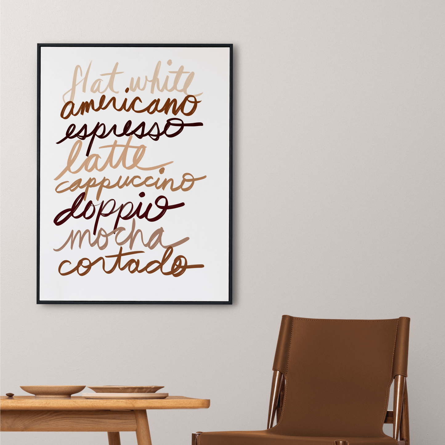 Casual Espresso, Poster - THE WALL SNOB