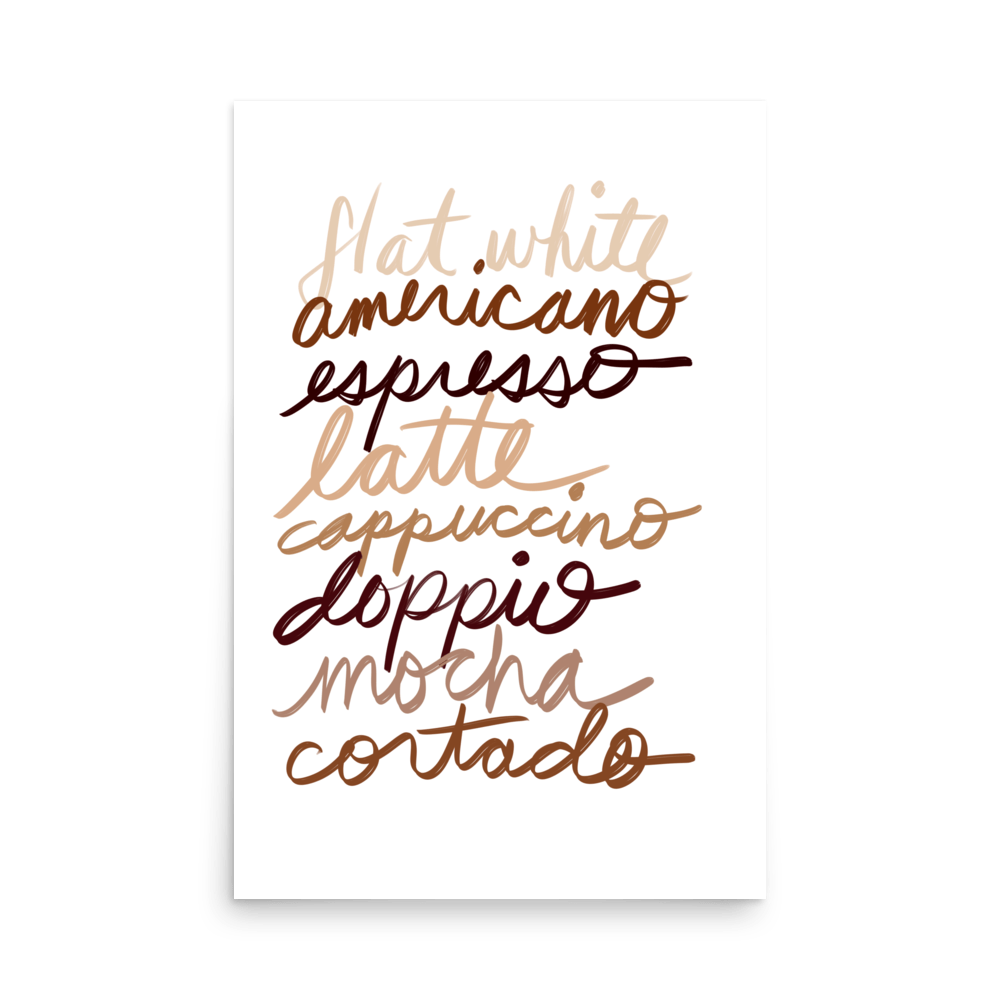Casual Espresso Print - THE WALL SNOB