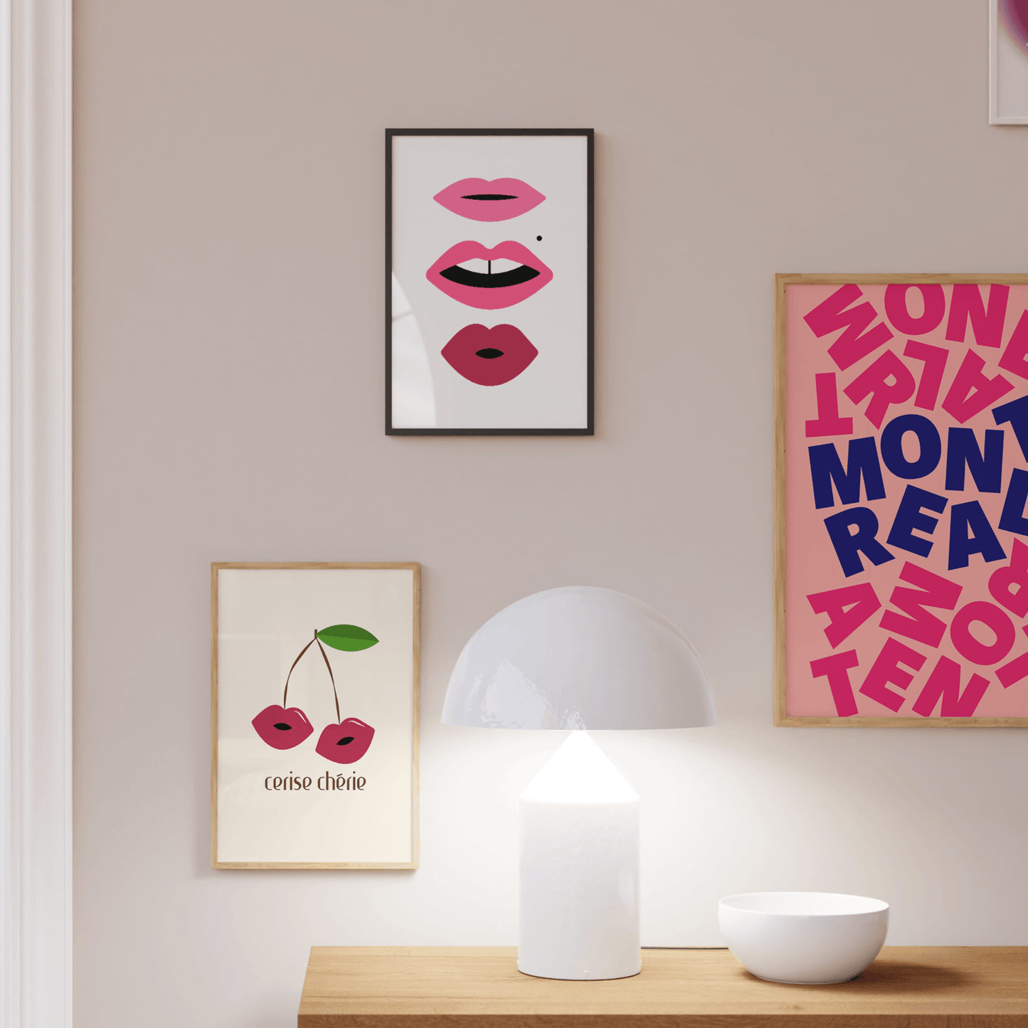 Cerise Chérie, Poster - THE WALL SNOB