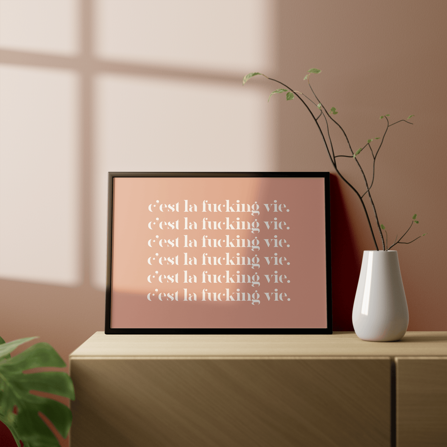 C'est La F*cking Vie, Poster - THE WALL SNOB