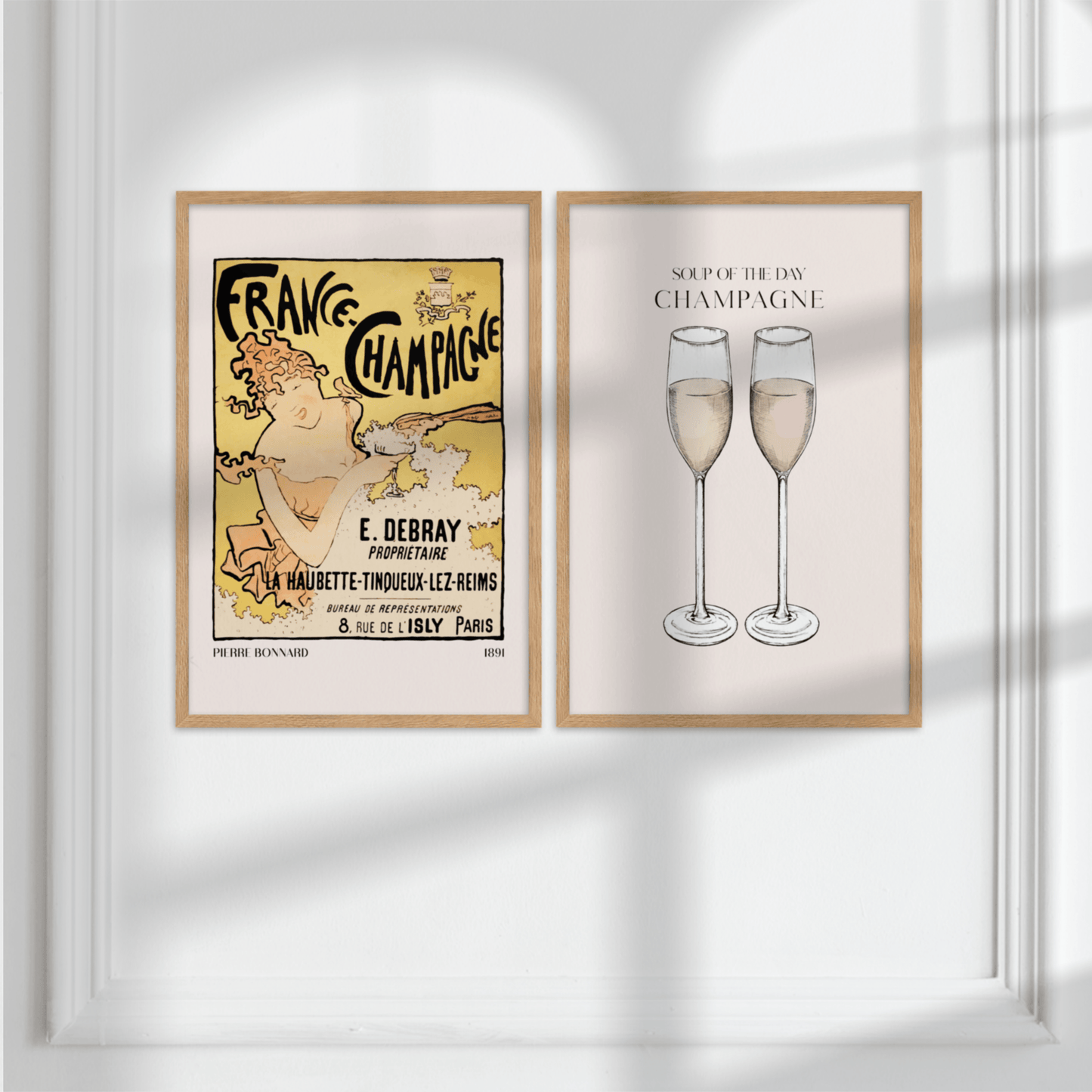 Champagne Soup Of The Day, Poster - THE WALL SNOB