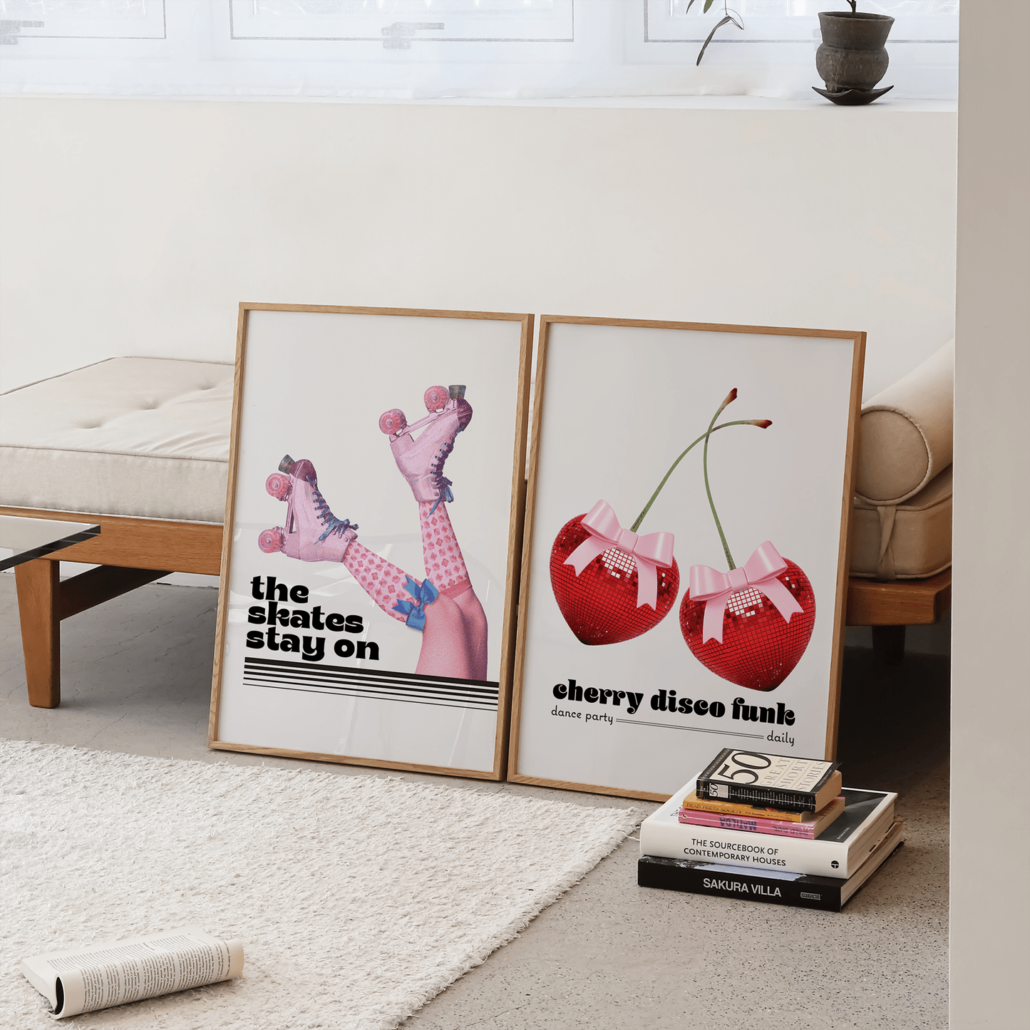 Cherry Disco Funk Print - THE WALL SNOB