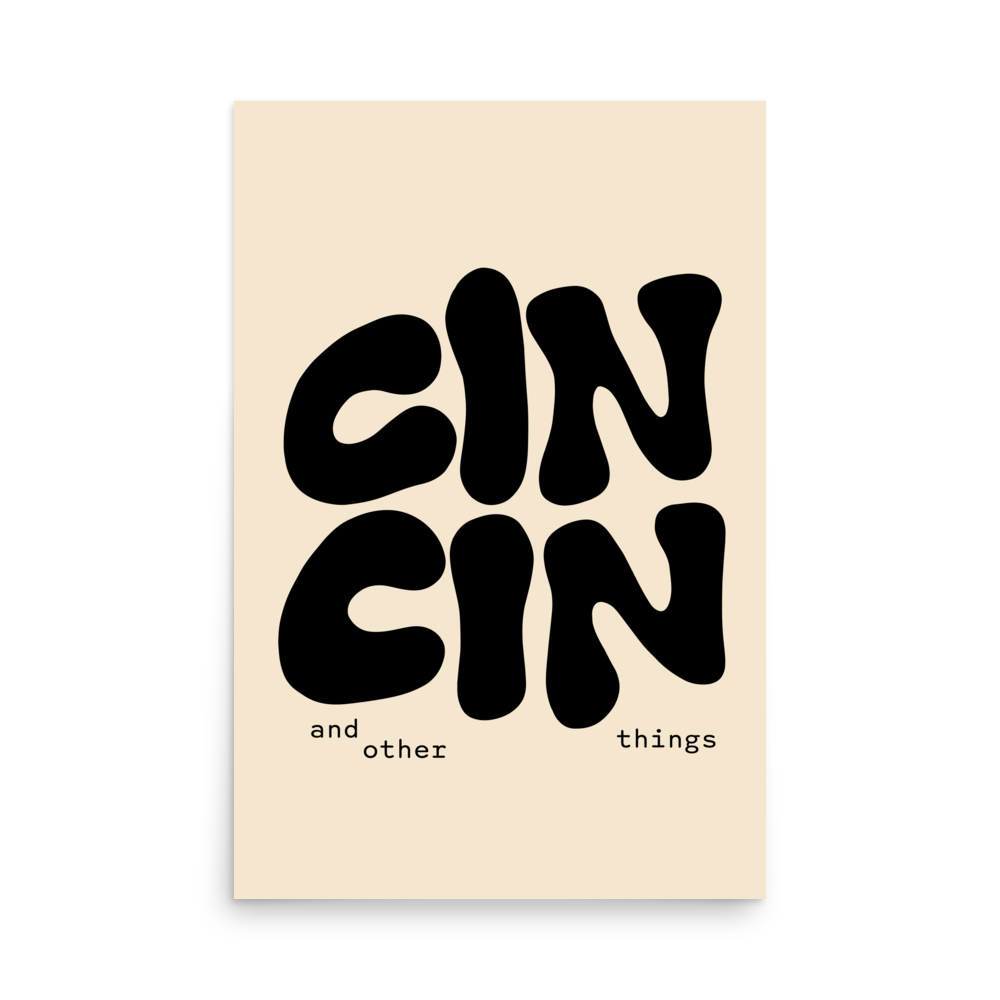 Cin Cin and Other Things Print - THE WALL SNOB