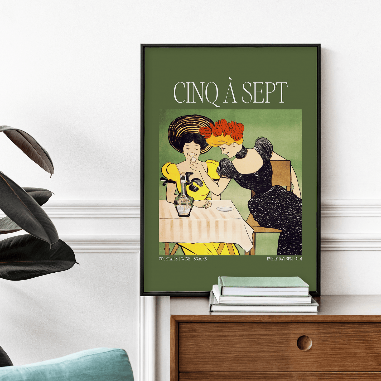 Cinq À Sept Print - THE WALL SNOB