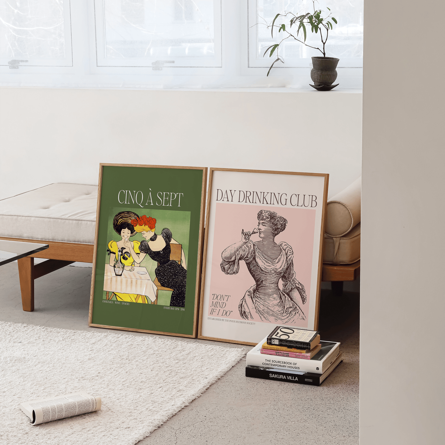 Cinq À Sept Print - THE WALL SNOB